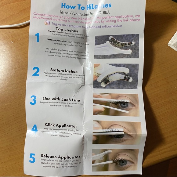 SOLD!! HiLash 2.0 Magnetic false lashes - Picture 4 of 5
